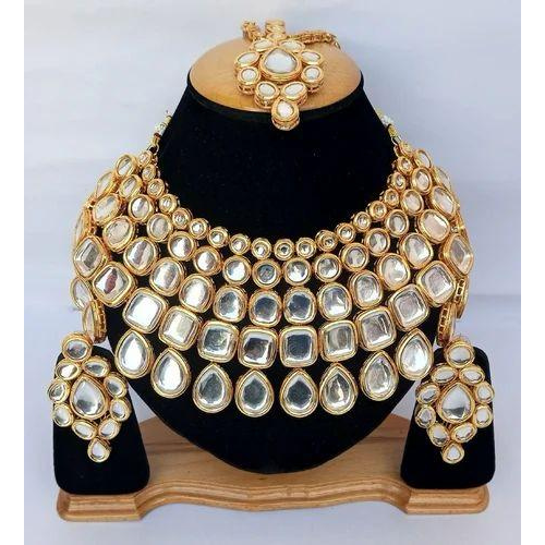Shahcrafts Kundan Necklace Set Bridal Kundan Jewellery/Fashion Necklace Set/Kundan Haar For Women