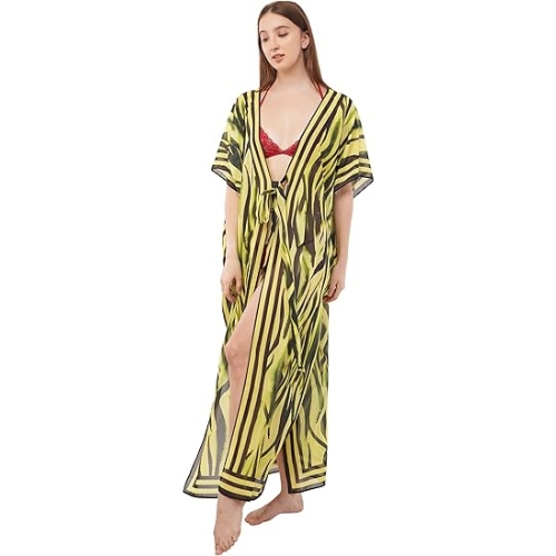 Art Of Creation Women Kaftan Dress Tunic Long Maxi Plus Size